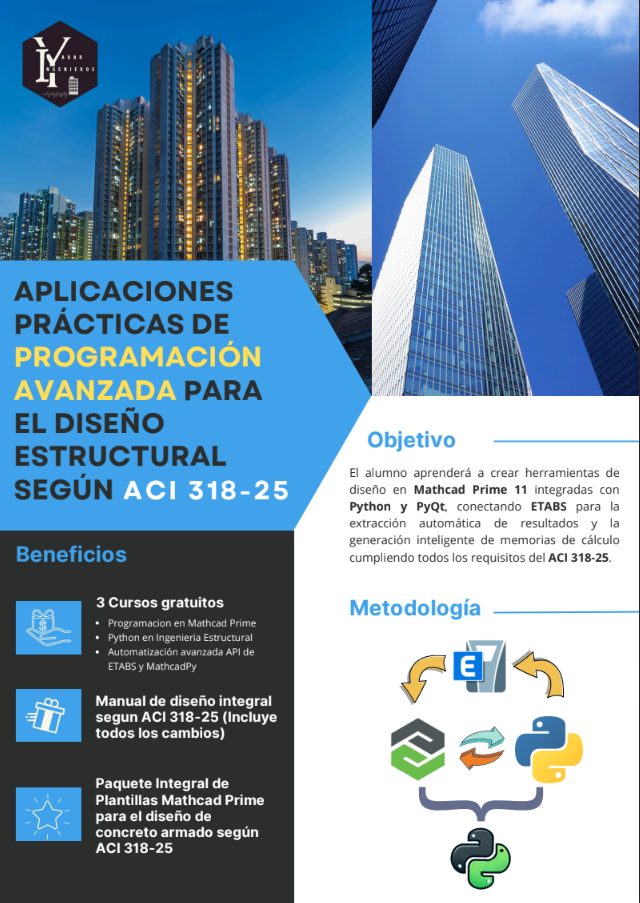 APLICACIONES PRÁCTICAS DE PROGRAMACIÓN AVANZADA PARA EL DISEÑO ESTRUCTURAL SEGÚN ACI 318-25